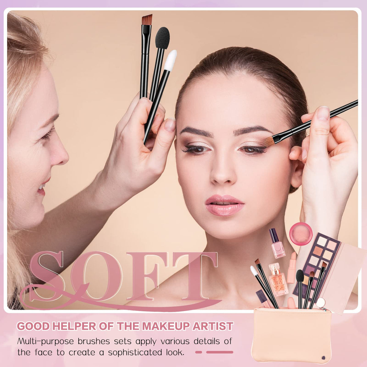 ULENDIS soft synthetic bristles glide softly on skin