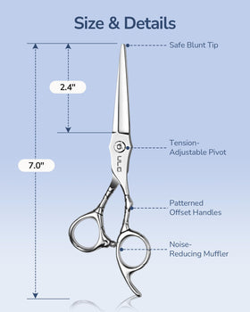 Durable edge hold capable of thousands of cuts with ULG scissors
