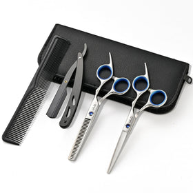 ULG hair cutting scissors 6.5 inch close-up with razor-edge blades for precision