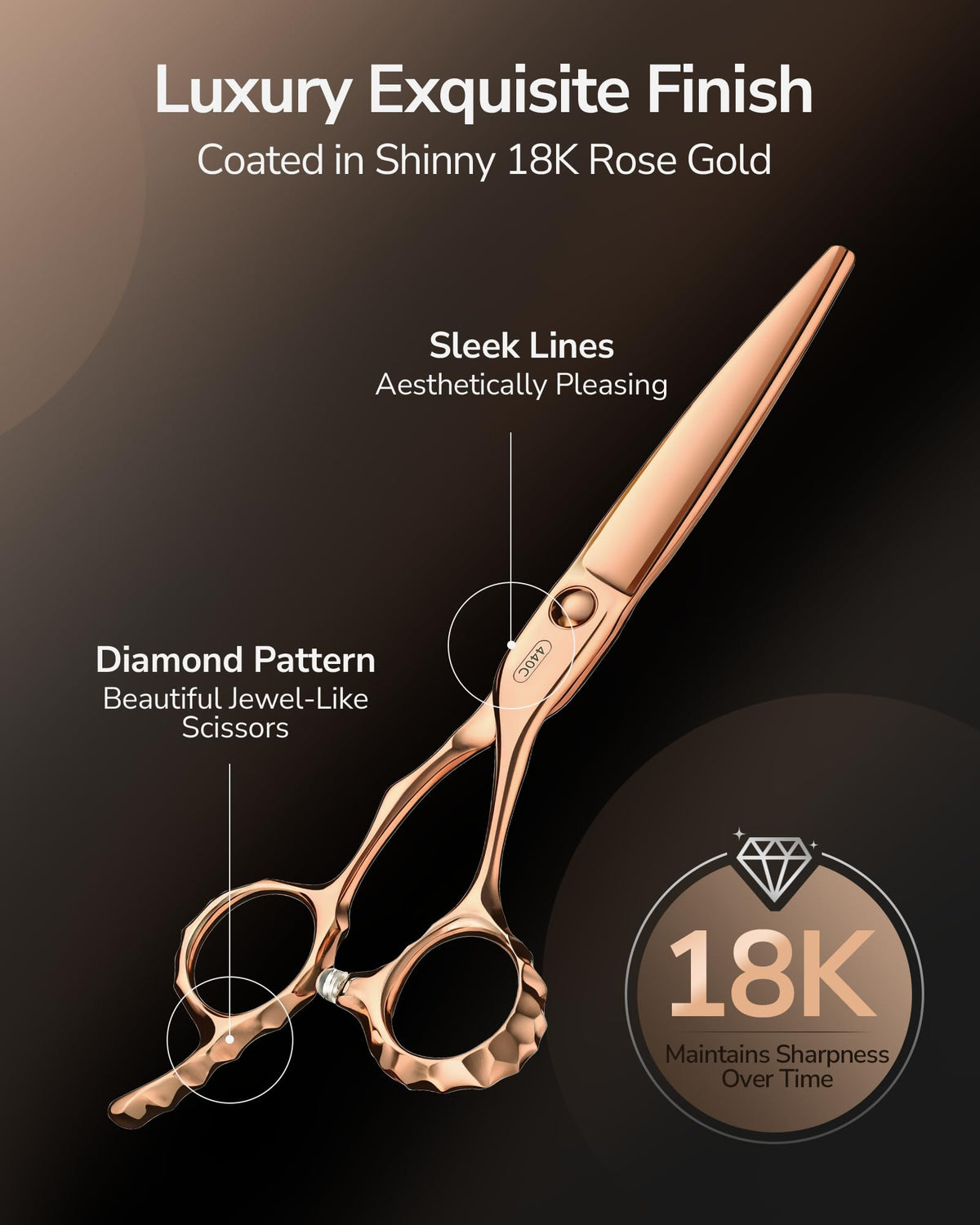 ULG hand-honed 440C steel blades deliver lasting sharpness for daily use.