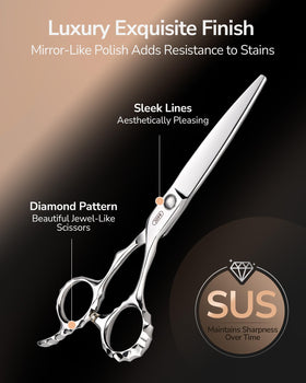 ULG hand-honed razor sharp blades offer precise, clean cuts with minimal tug.