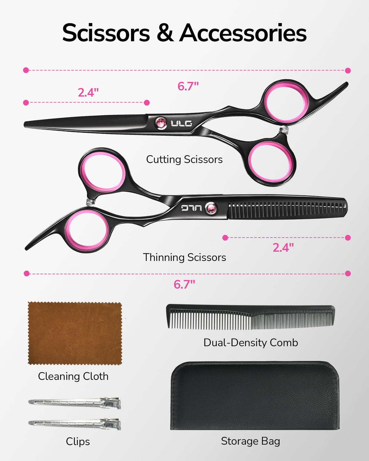 ULG Japanese stainless steel for durable, long-lasting performance.
