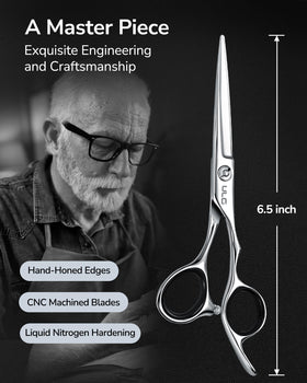 ULG convex-edge blades on premium Japanese steel for versatile straight and layered cuts