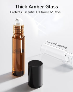 ULG leak-proof bottle neck design prevents spills during travel.