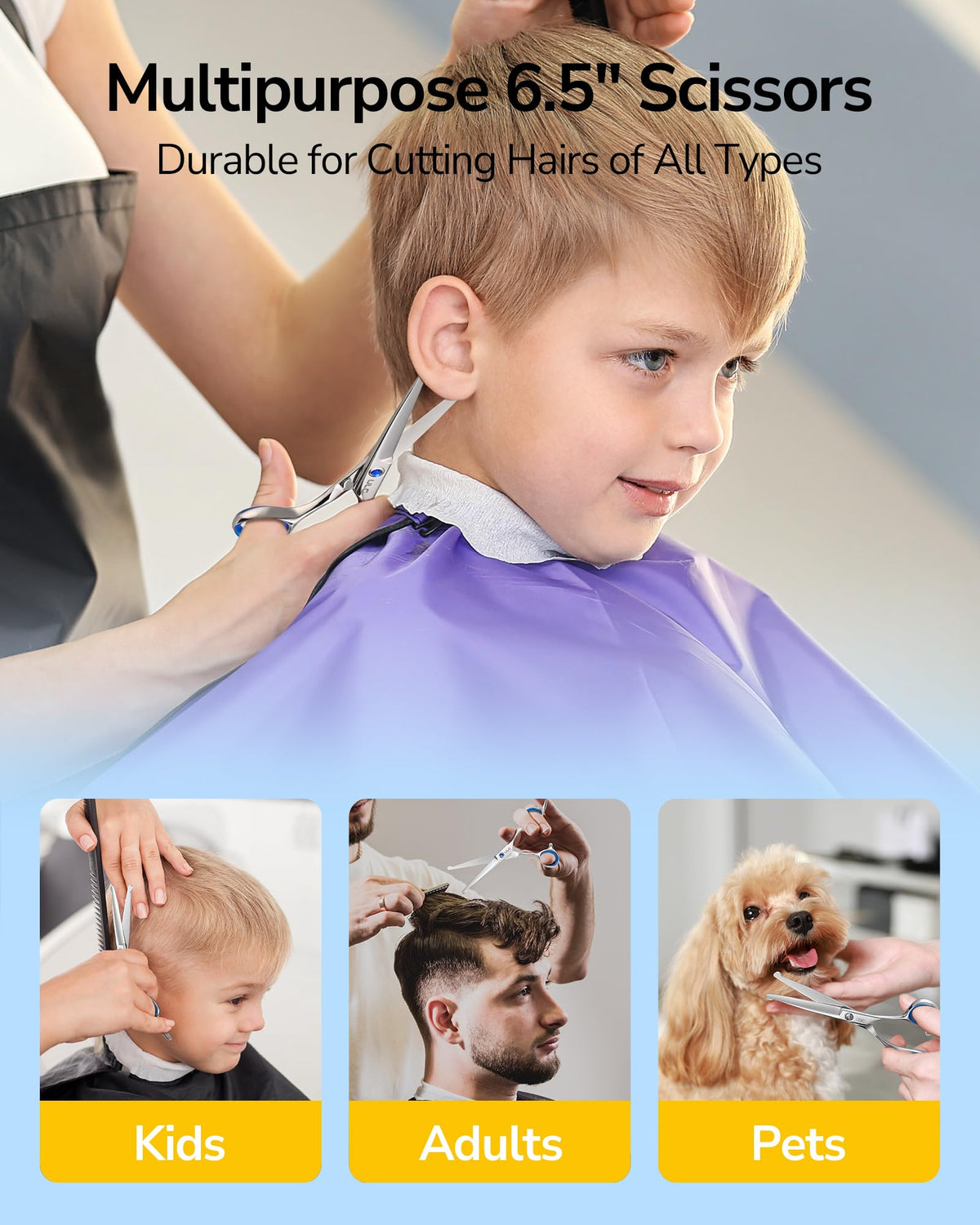ULG multipurpose scissors for kids, adults and pets
