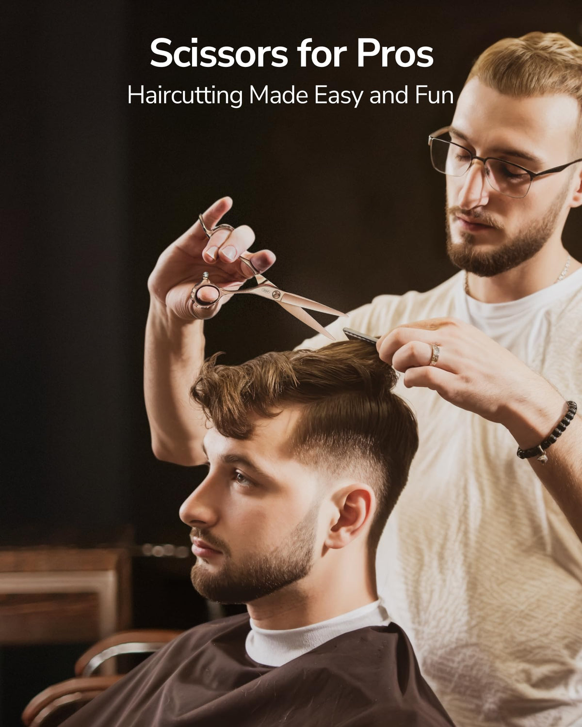 ULG noise-reducing muffler keeps salon or home cuts quieter.