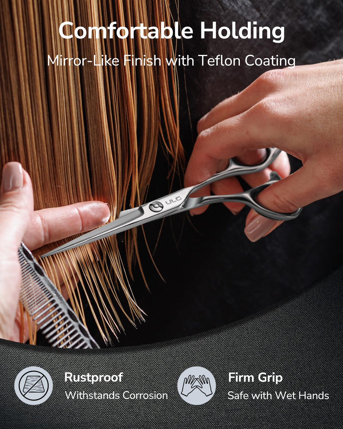 ULG built-in silencer and 3D contour grip ensure smoother quiet cuts
