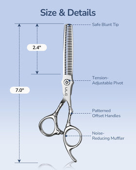 ULG professional shears created for stylist and home use with premium build