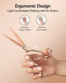ULG tension-adjustable pivot lets you customize tension for your cutting style.