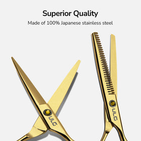 ULG thinning shears close-up showing 30 teeth for texture and layering
