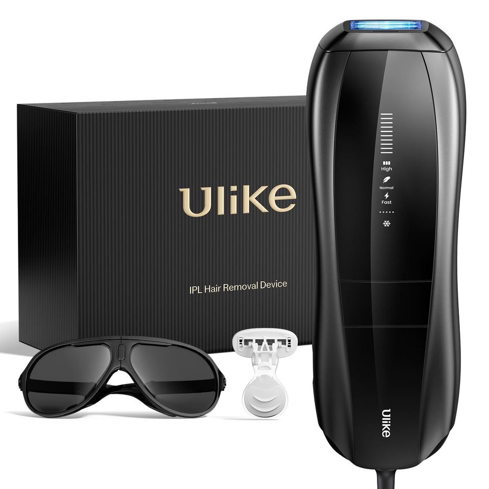 Ulike X IPL device front view for at-home hair removal with cooling comfort
