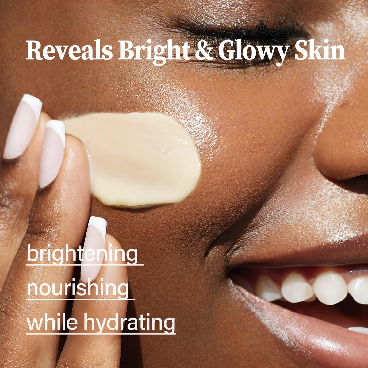 Hand holding ulluxe Vitamin C moisturizer ready for daily hydration