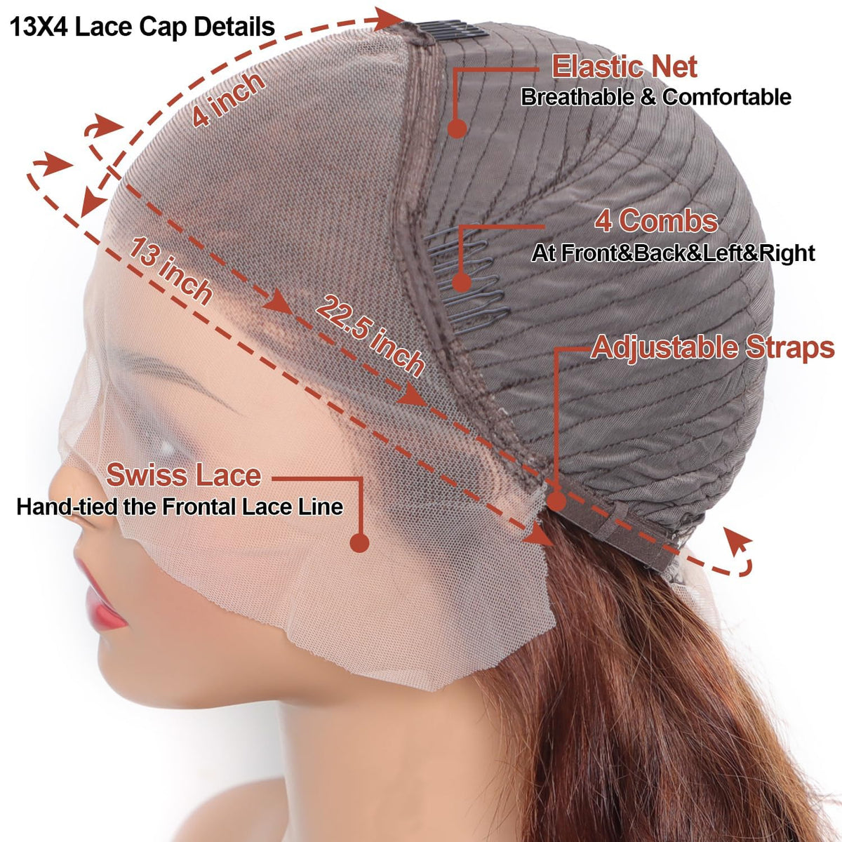 ULOVE HAIR water curl 13x4 lace front for versatile styling.