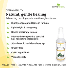 Dry itchy scalp relief with UltimateVitality botanical spray for comfort.