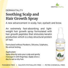 Growth peptides penetrate the hair fiber to support fuller look with time.