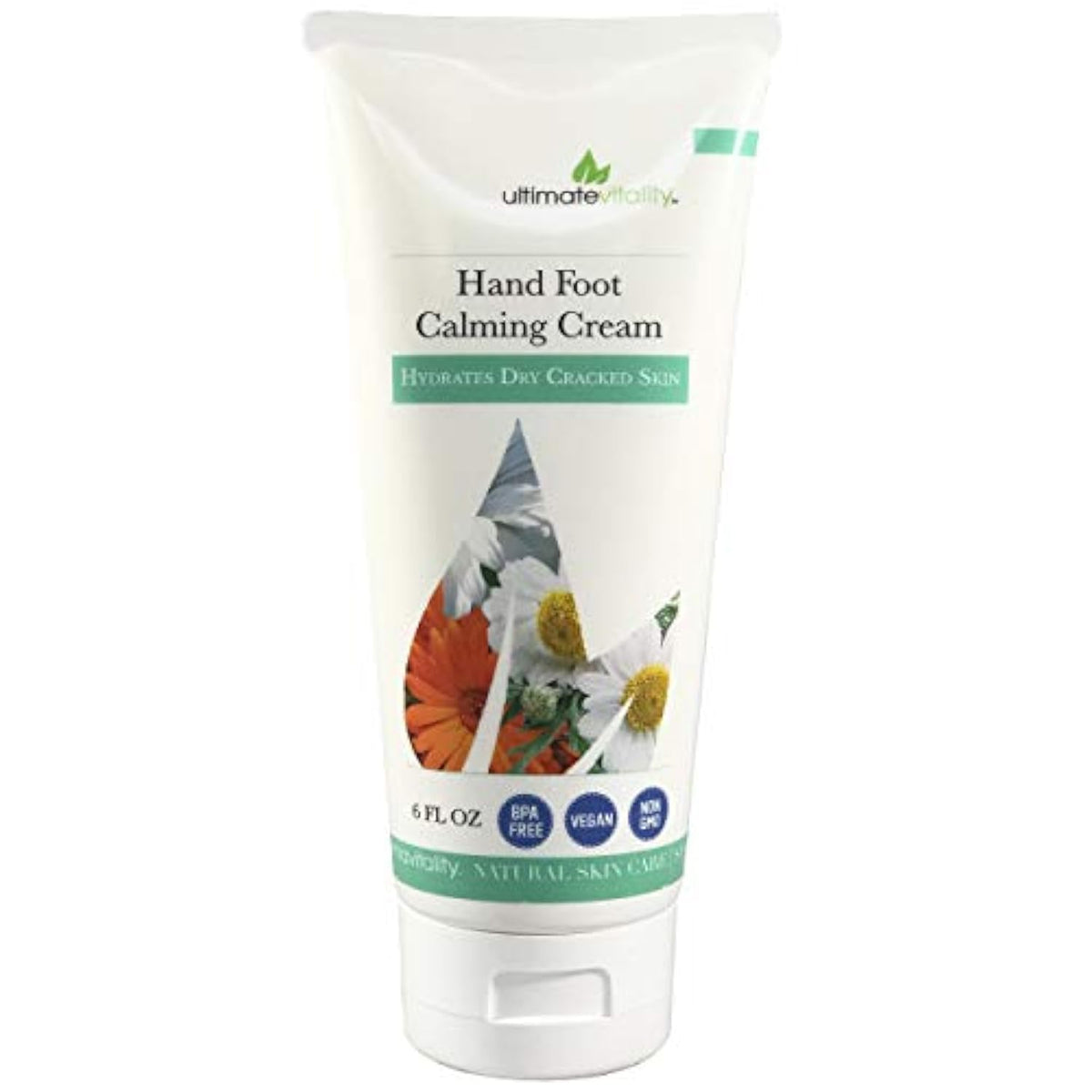 UltimateVitality Hand Foot Cream front view shows quick absorption and gentle hydration.