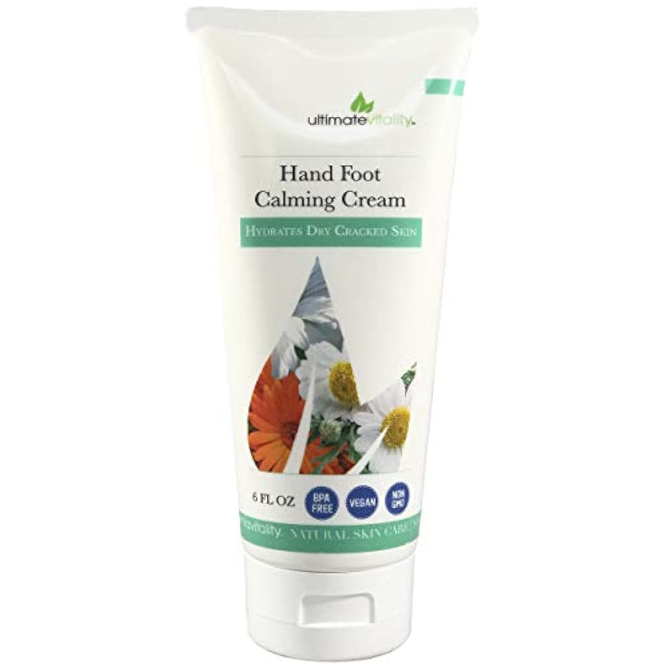 UltimateVitality Hand Foot Cream front view shows quick absorption and gentle hydration.