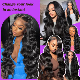 UltraFlower 200-density wig delivers fullness and natural movement without tangling.