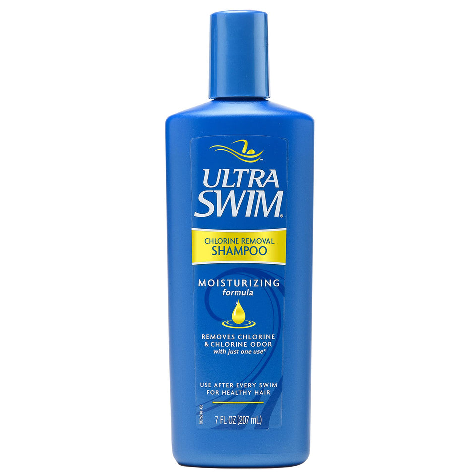 UltraSwim Chlorine Removal Shampoo bottle front, post-swim care