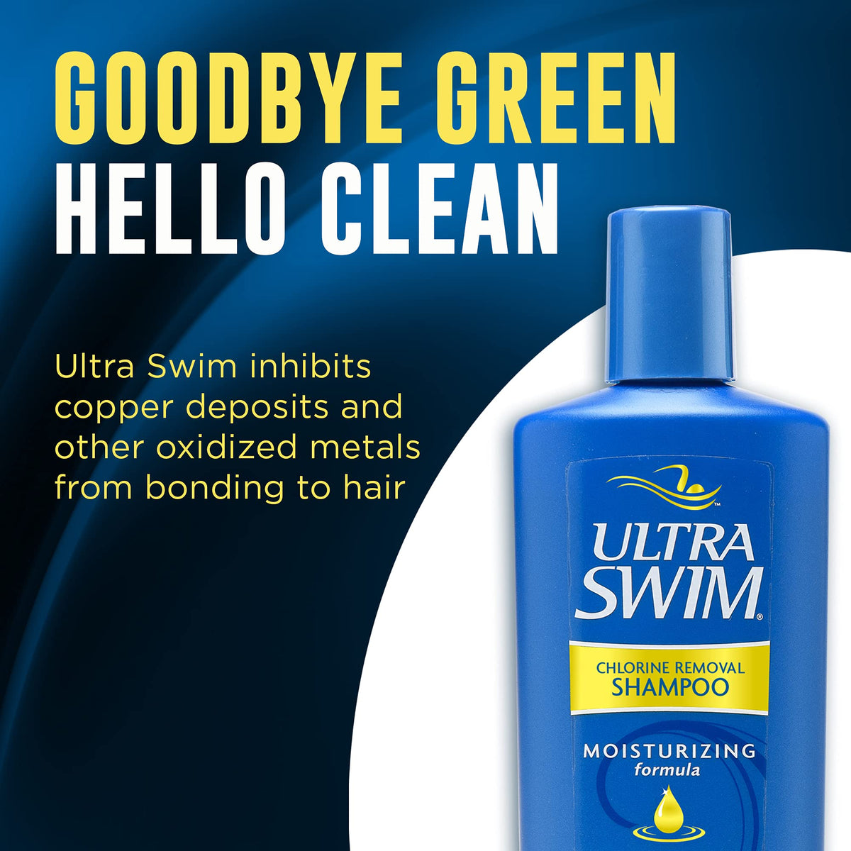 Foamy application showing gentle cleansing after swimming