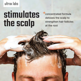 Bundle display showing both Ultrax Labs shampoos and conditioner packaging.