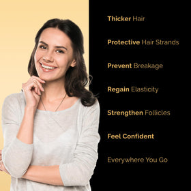 Ultrax Labs Hair Plush Serum packaging on shelf for quick purchase.