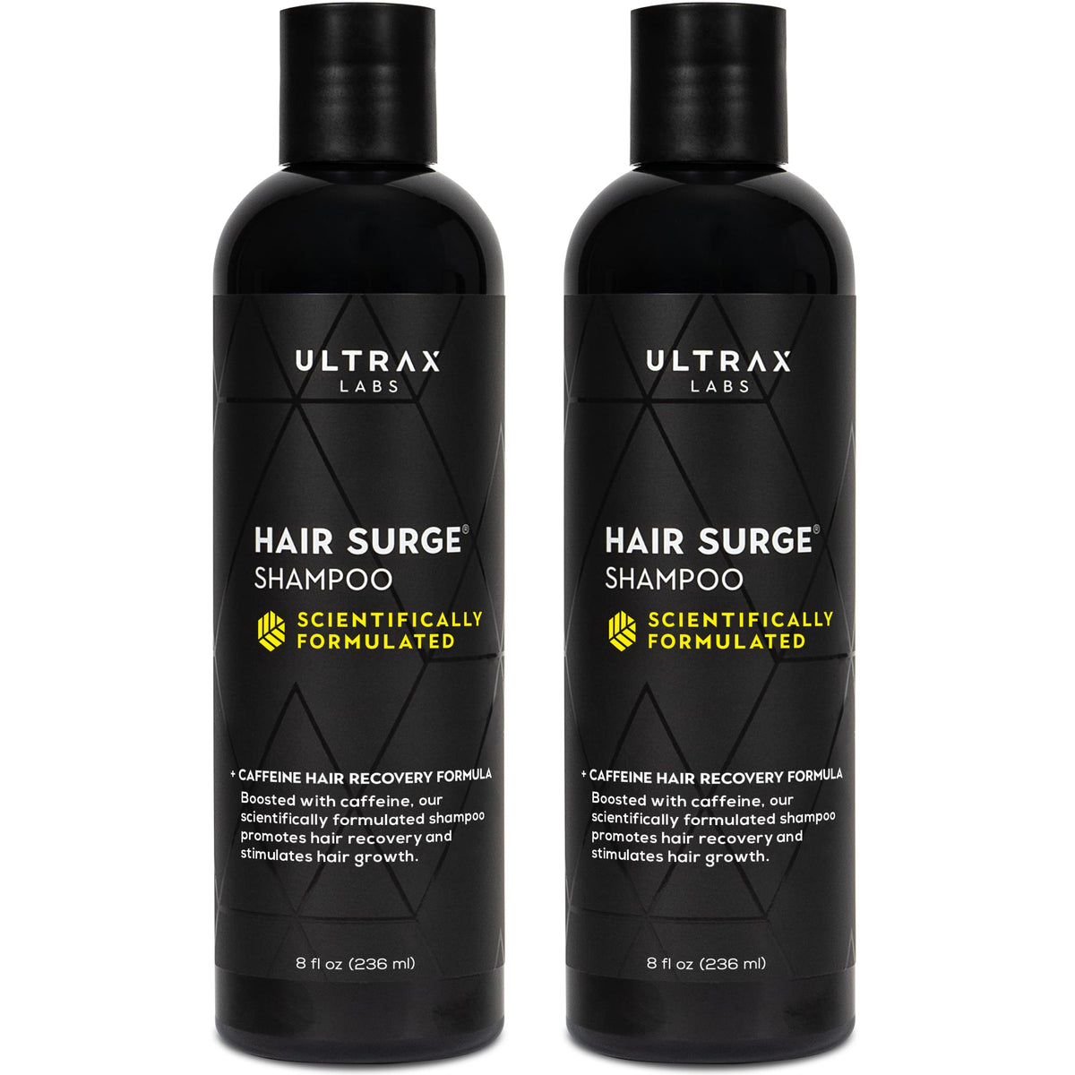 Ultrax Labs Hair Surge bottle pour for precise application and mess-free routine.