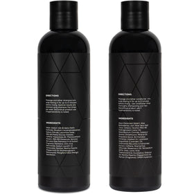 Hands applying Hair Surge to scalp showing tingling sensation.
