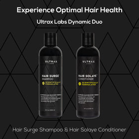 Foamy lather from Ultrax Labs Hair Surge Shampoo during wash.