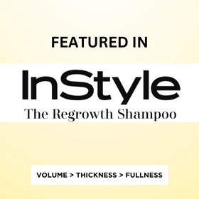 Close-up of Ultrax Labs Hair Surge texture reveals rich, non-greasy shampoo.
