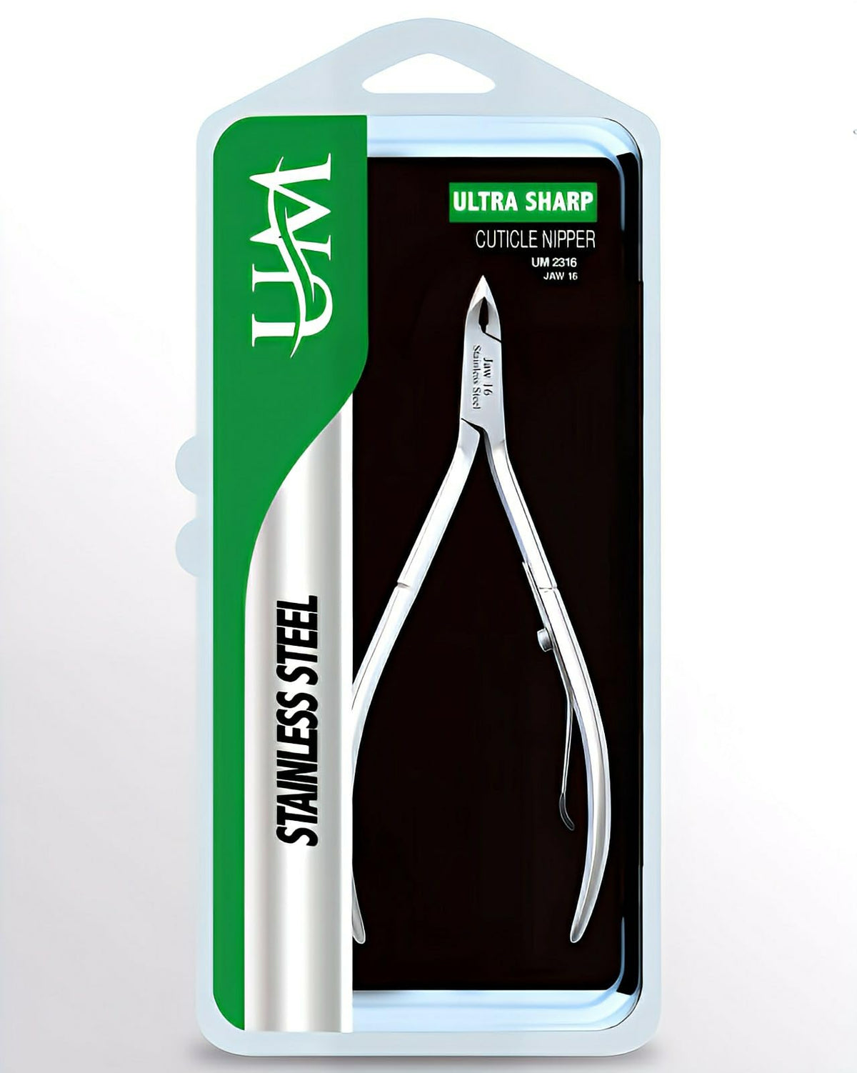 UM Supplies Cuticle Trimmer blade close-up showing precision for manicures