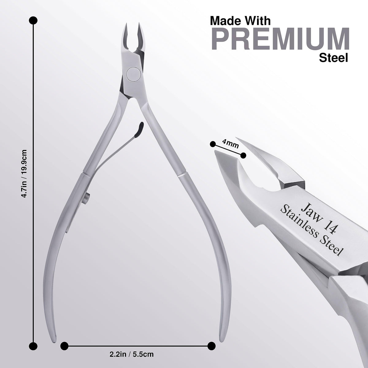 UM Supplies Cuticle Trimmer used for careful cut near the cuticle.