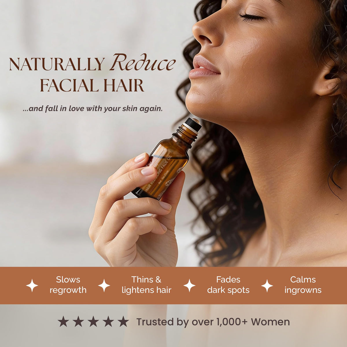Close-up of Umber By J. Lenay 15ml bottle, travel-friendly for discreet daily use.