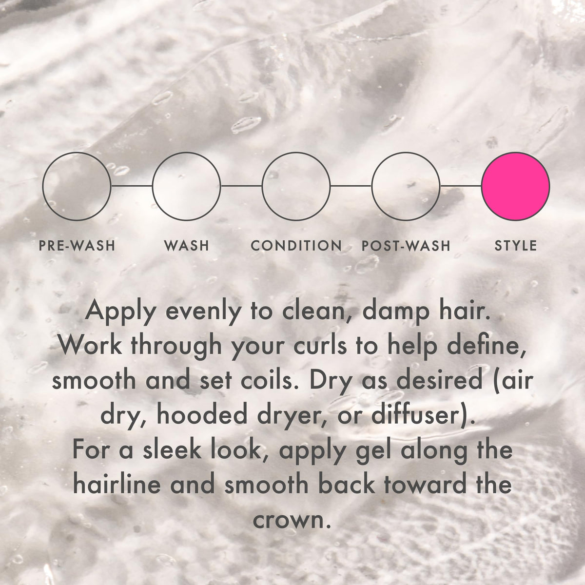 Banana Jelly easy-to-use application on damp or dry hair for styling