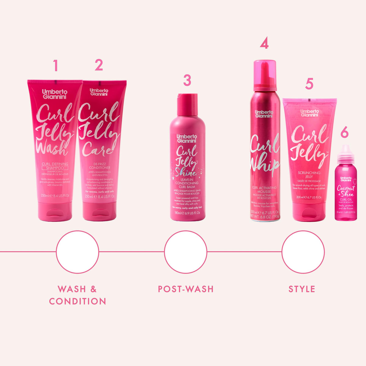 Umberto Giannini Curl Jelly air-dried curls with natural texture.