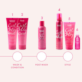 Umberto Giannini Curl Jelly air-dried curls with natural texture.