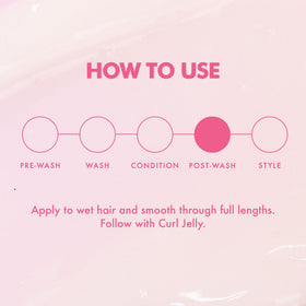Umberto Giannini Curl Jelly used with diffuser to boost volume.