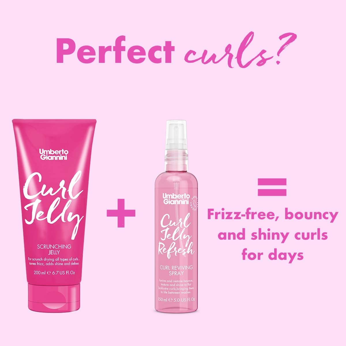Umberto Giannini Curl Jelly curls spiraled for natural definition