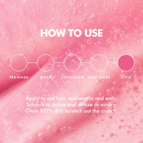 Umberto Giannini Curl Jelly label highlighting vegan, sulfate-free features.