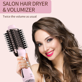Umeely hair dryer brush nylon pin bristles prevent tangles