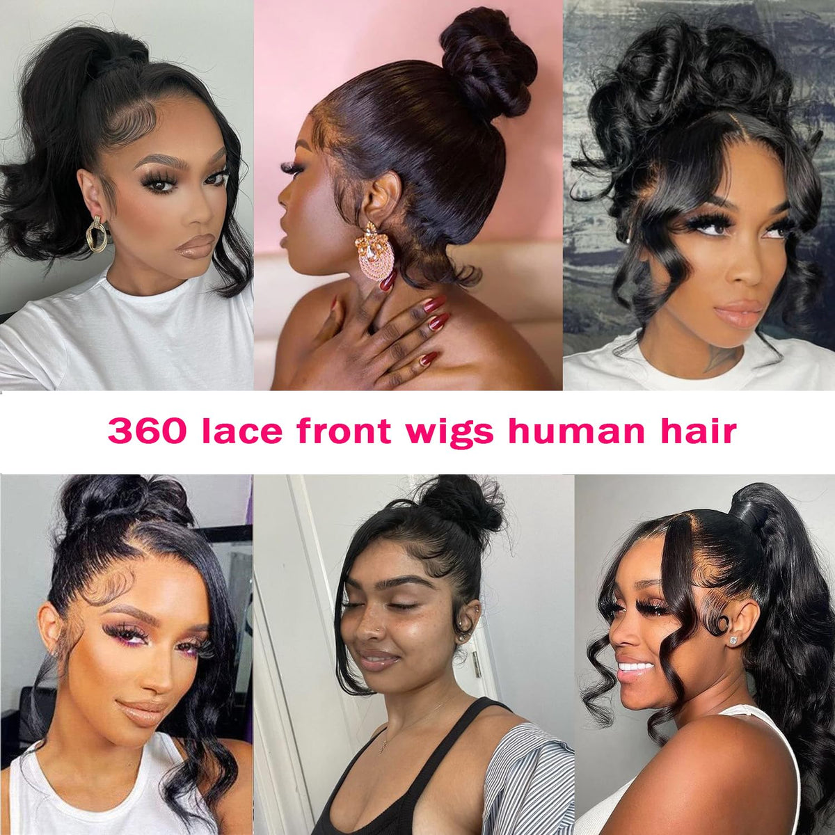 Umeiw 360 full lace with middle or side part for styling flexibility.