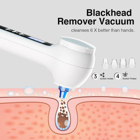 Umickoo 360-degree rotating brush provides thorough cleansing across facial contours