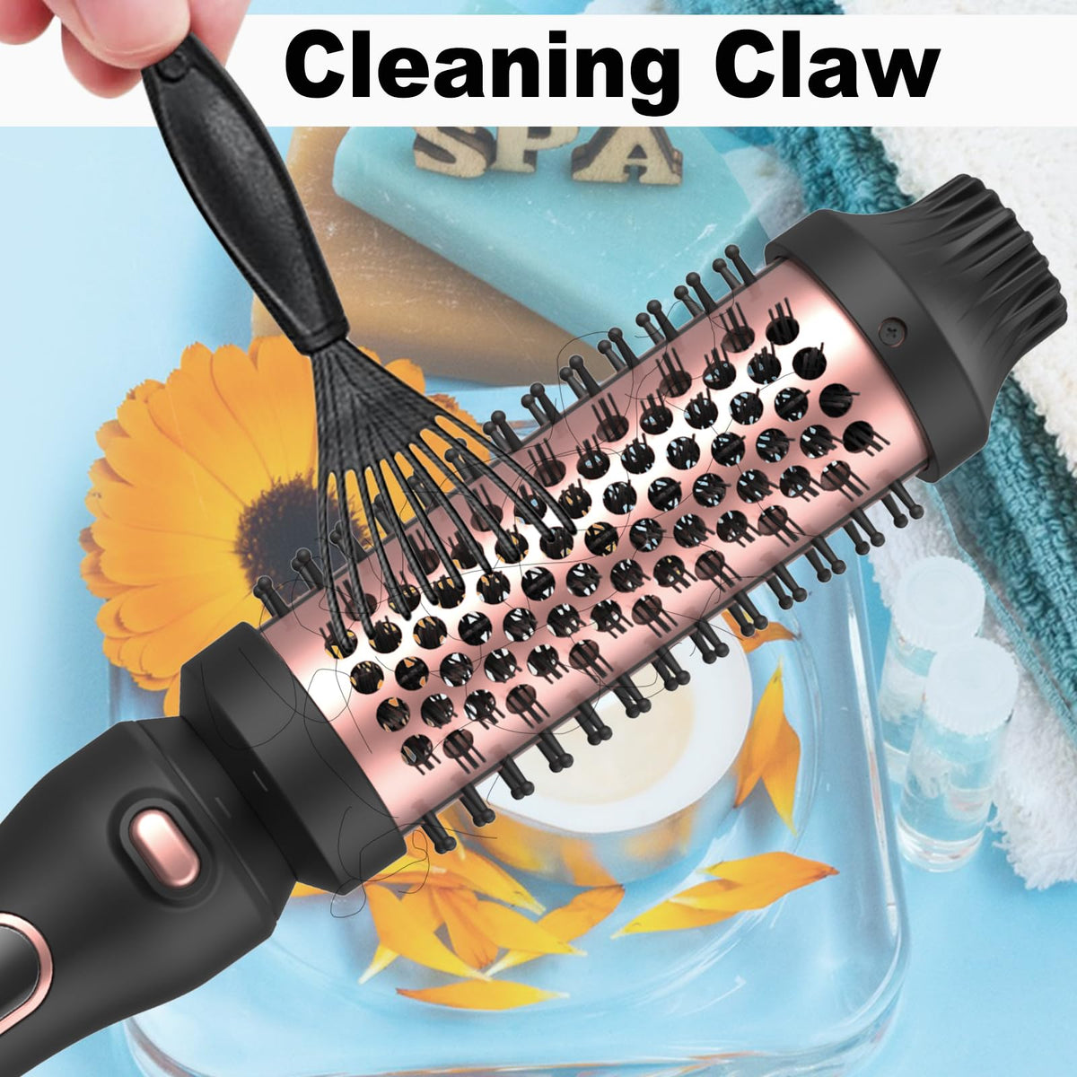 UMIGA Thermal Brush Set 360-degree swivel cord prevents tangles during styling.