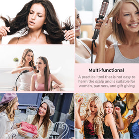 UMIGA Thermal Brush Set ergonomic grip makes wrapping hair effortless.