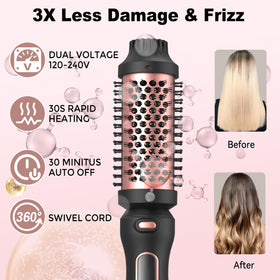 UMIGA Thermal Brush Set salon-quality curls with long-lasting shine.