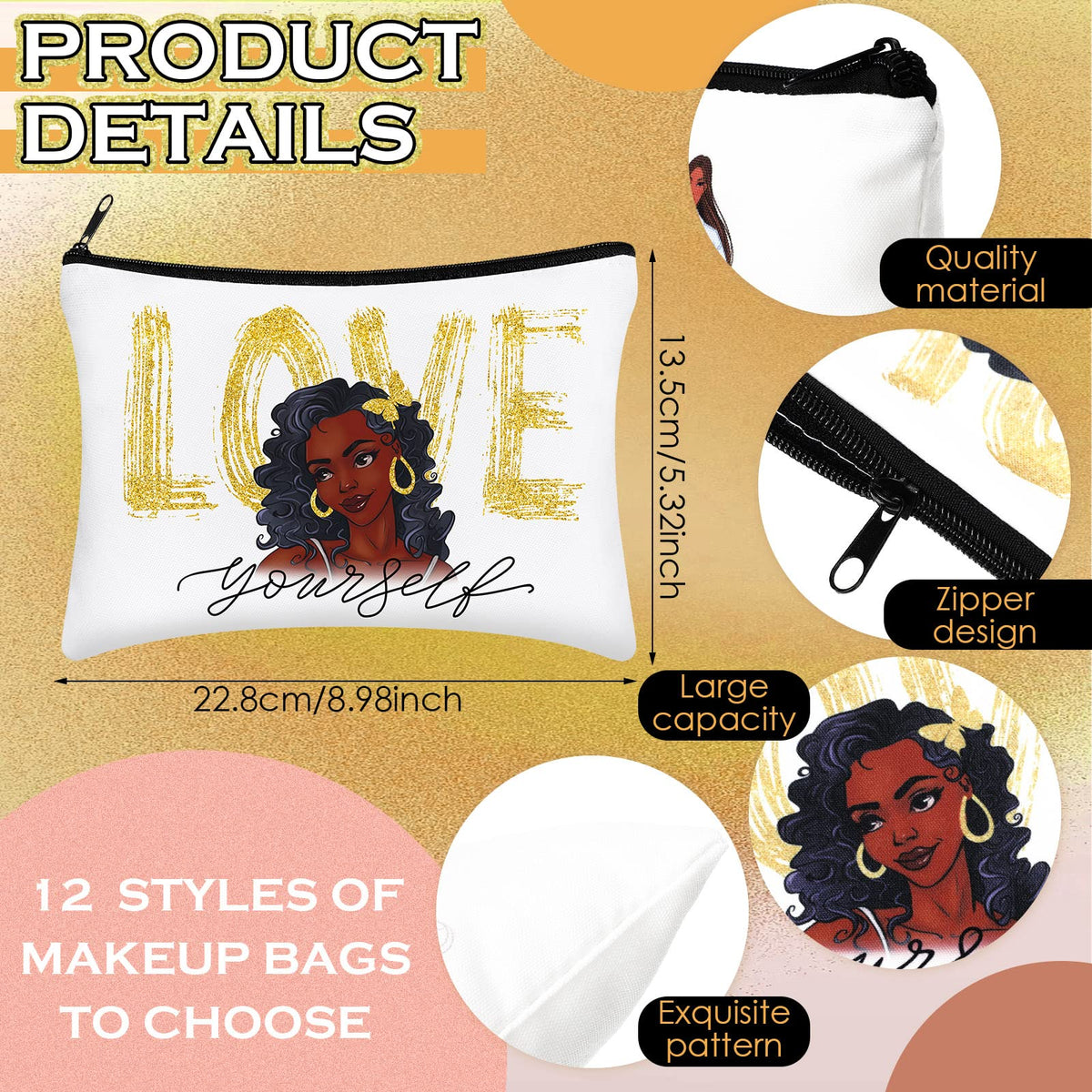 Umigy portable makeup bag set for travel and daily use.