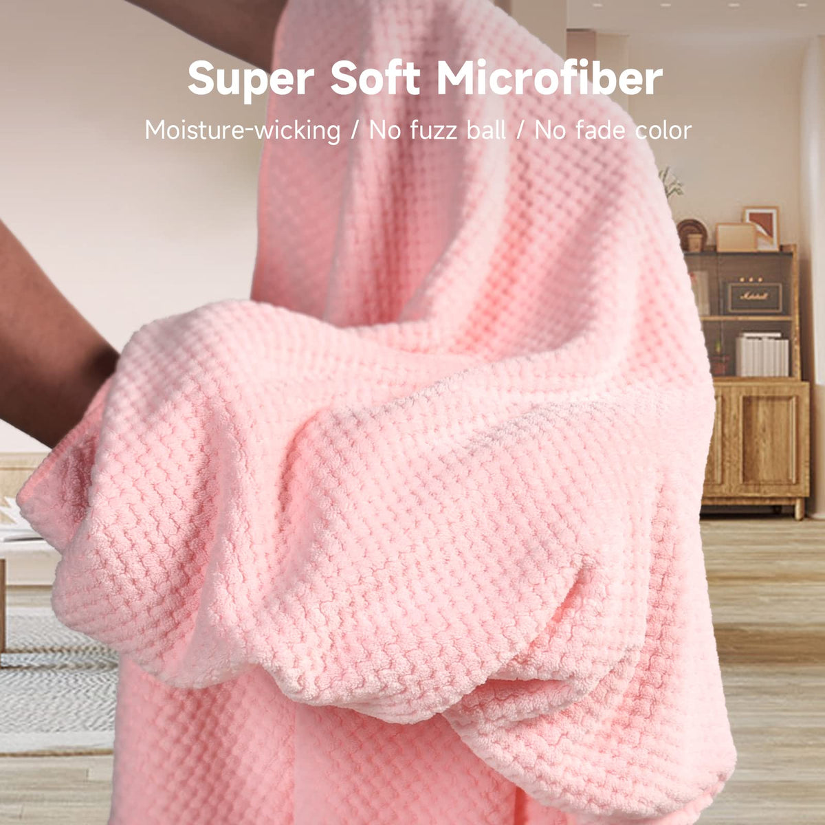 Umisleep 1-second absorption speeds up post-shower routines.