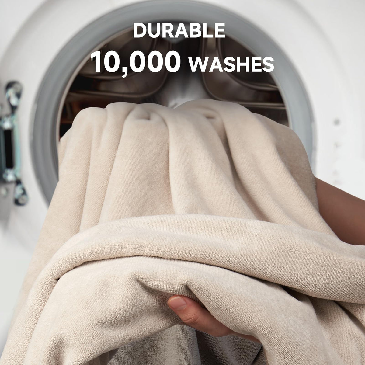 Umisleep durable towel shows no shedding after washing