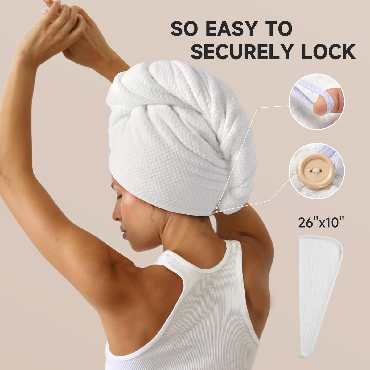 Umisleep hands-free use shown after shower for convenient routine.