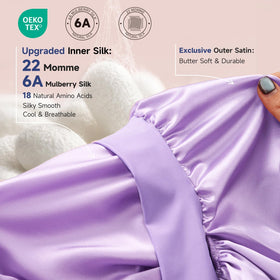 Umisleep silk bonnet frizz reduction keeps hair smooth